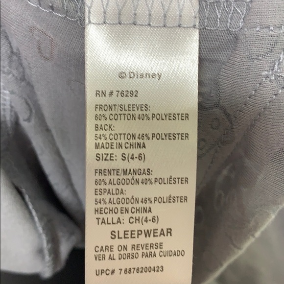 Disney long sleeve sleep top - Picture 2 of 5